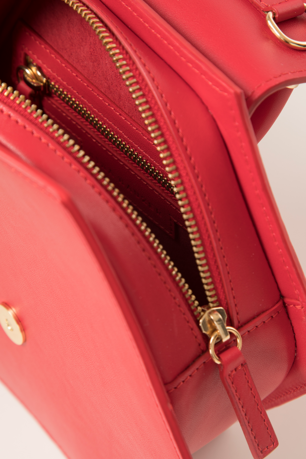 The Audrey Fine Leather Makeup Bag