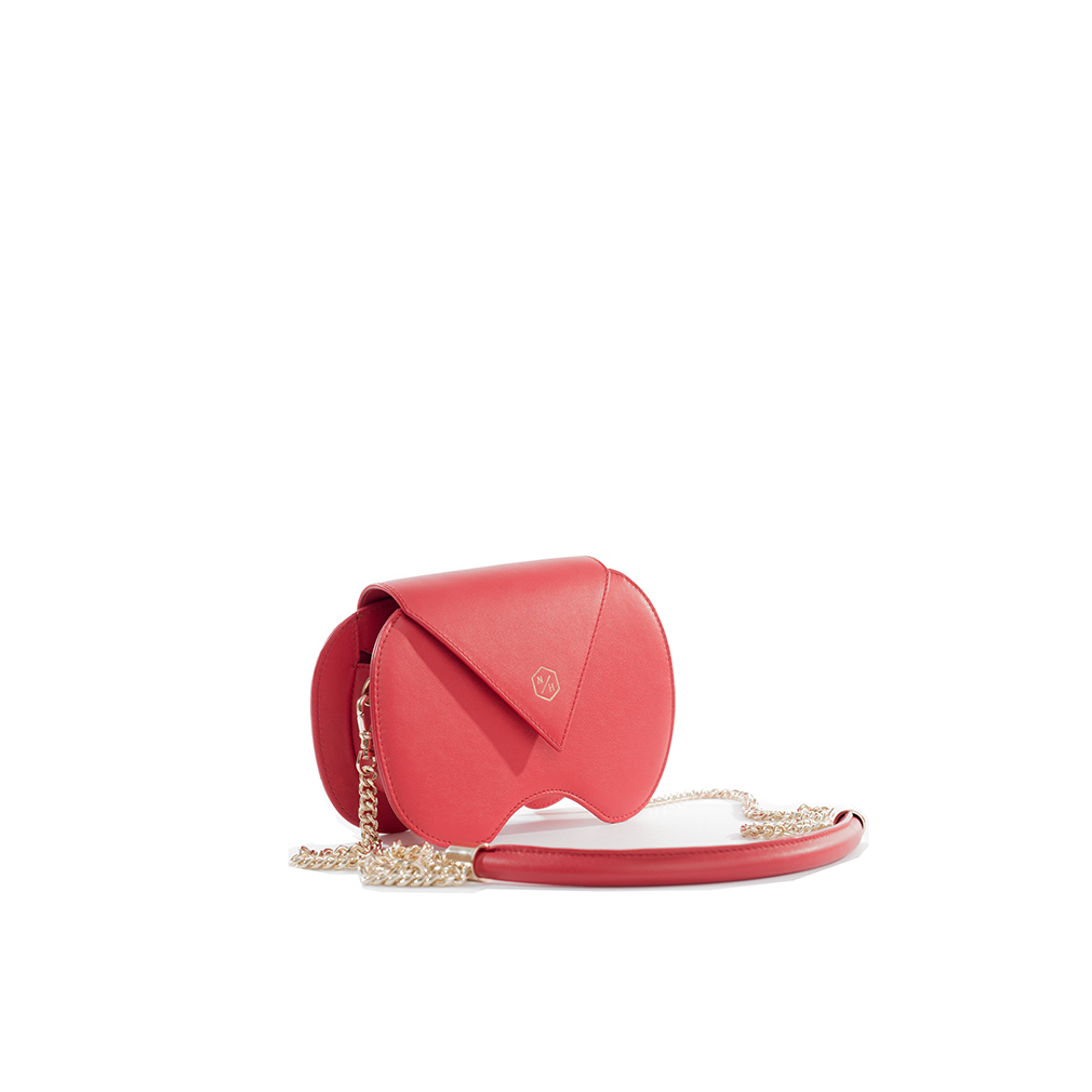 The Rosetta bag Red - Nina Hauzer | Luxury Leather goods